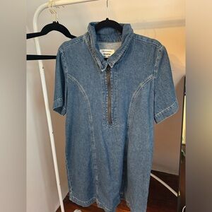 Reformation denim short dress